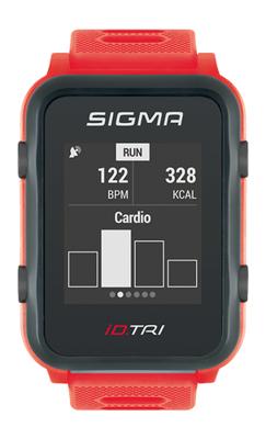 Sigma iD.TRI Sporthorloge GPS - Rood