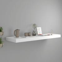 Wandschap zwevend 80x23,5x3,8 cm MDF wit - thumbnail