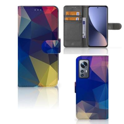Xiaomi 12 | 12X | Book Case | Polygon Dark