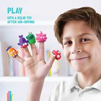 Klei hey clay koe set 3 delen - thumbnail