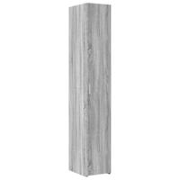 Opbergkast smal 30x42,5x225 cm bewerkt hout grijs sonoma eiken - thumbnail