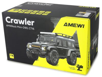 Amewi RC-Modell 1:16 Brushed Voertuig Elektro Crawler 4WD RTR 2,4 GHz