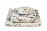 Pip Studio Pip Studio Secret Garden handdoek WitBlauw 55x100 cm - thumbnail