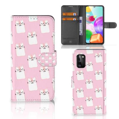Samsung Galaxy A41 | Telefoonhoesje | Met pasjeshouder | Sleeping Cats