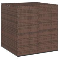 Tuinbox 100x97,5x104 cm polyetheen rattan bruin - thumbnail