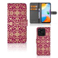 Wallet Case Xiaomi Redmi 10C Barok Pink - thumbnail