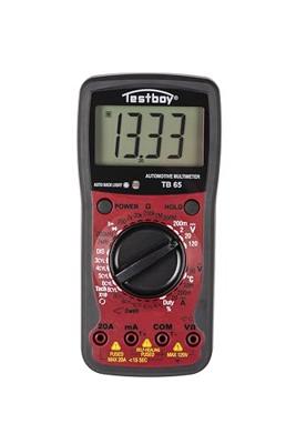 Testboy TB 65 Multimeter Digitaal Weergave (counts): 1999 Testboy TB 65 Multimeter Digitaal Weergave (counts): 1999