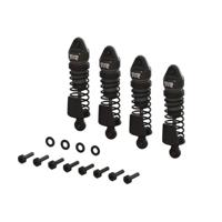 Arrma - Aluminum Shock Set, 58mm Length, 2000 cSt Oil (4) (gun metal) for GROM (ARA-1560) - thumbnail