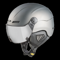 CP New Camurai skihelm grijs - meekleurend vizier - thumbnail