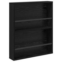 Tijdschrift Rek 2 pcs Zwart Eiken 60 x 12 x 70 cm Bewerkt hout - thumbnail