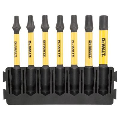 DeWalt Accessoires Bitset | Houder + IMPACT Torsion | 57 mm | T15 x1, T20 x2, T57 x2, T30 x1, T40 x1 - DT70825-QZ