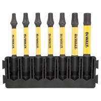 DeWalt Accessoires Bitset | Houder + IMPACT Torsion | 57 mm | T15 x1, T20 x2, T57 x2, T30 x1, T40 x1 - DT70825-QZ - thumbnail