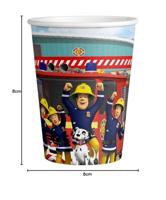 Bekers Team Brandweerman Sam 250 ml (8st) - thumbnail