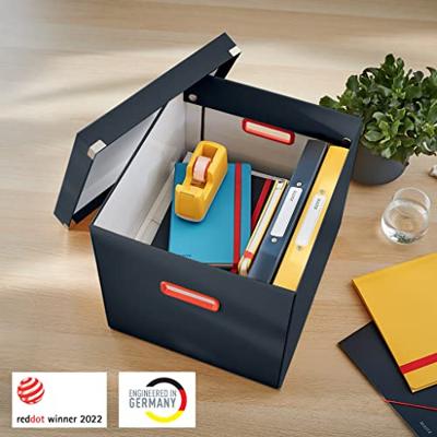 Leitz Cosy Click & Store kubus grote opbergdoos, grijs - thumbnail