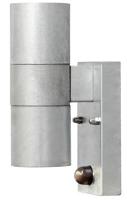 Wandlamp modena Up/Down gegalvaniseerd met bewegingsmelder GU10 fitting 7542-320 Konstsmide - thumbnail