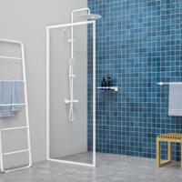 Inloopdouche Sealskin Contour 98x200 cm 6 mm Helder Glas Mat Wit - thumbnail