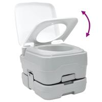 VidaXL Camping toilet grijs en wit 41,5 x 36,5 x 30 cm polyetheen - thumbnail