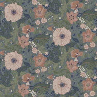 Dutch Wallcoverings Angas - Victor Blue - Blauw