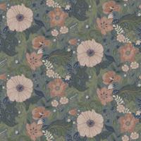 Dutch Wallcoverings Angas - Victor Blue - Blauw - thumbnail