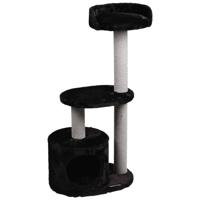 FLAMINGO Kattenkrabpaal Echo 48x34x99 cm zwart - thumbnail