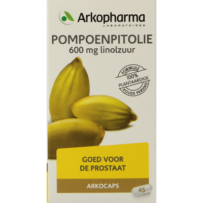 Pompoenpitolie 45 Capsules Pompoenpitolie 45 Capsules