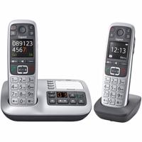 Gigaset E560A Duo Telefoons Zilver/Grijs - thumbnail