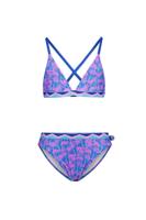 Just Beach zomer bikini meisjes - blauw - triangel - Bali - thumbnail