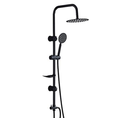 Douchekolom Fontastock Zwart Roestvrij staal ABS