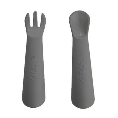 eKoala bestekset eKikò biologisch grijs 2-delig eKoala bestekset eKikò biologisch grijs 2-delig