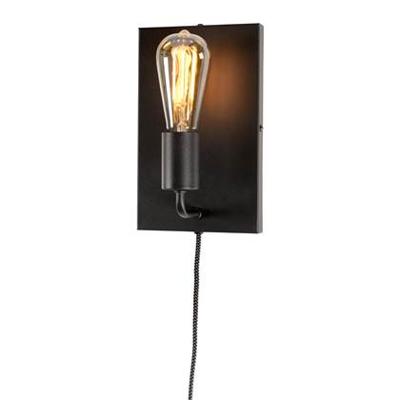 its about RoMi Wandlamp 'Madrid' 25cm, kleur Zwart