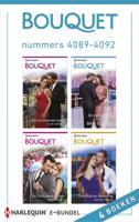 Bouquet e-bundel nummers 4089 - 4092 - Clare Connelly, Dani Collins, Angela Bissell, Rachael Thomas - ebook - thumbnail