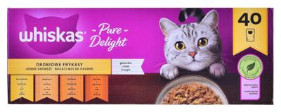 WHISKAS Pure Delight Poultry in jelly - nat kattenvoer - 40 x 85g