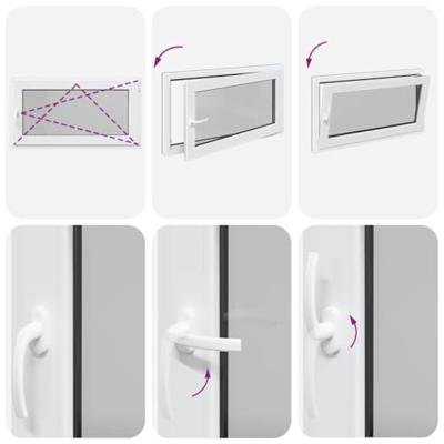 Kelderraam RISOR 110x60 cm draaikiep-draai DIN rechts antraciet Kelderraam RISOR 110x60 cm draaikiep-draai DIN rechts antraciet