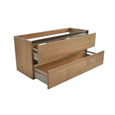 OAK onderkast met 2 laden 2 uitsparingen 120 x 46 cm eik