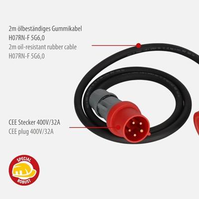 Brennenstuhl Kabel 1153680200 CEE-stroomverdeler 400 V 32 A - thumbnail
