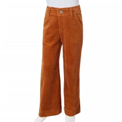 Kinderbroek 104 ribfluweel cognackleurig