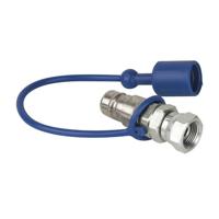 Showtec CO2 3/8 naar Q-lock adapter male - thumbnail