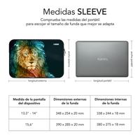 Laptophoes Subblim SUBLS-SKIN153 Multicolour 15,6" - thumbnail