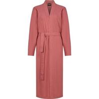 Cawö Cawo Dames Home Kimono, extra licht Uni 812 44/46 koralle - thumbnail