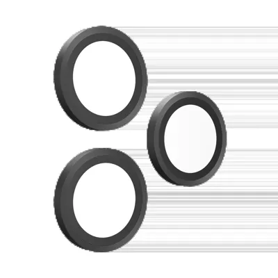 BodyGuardz Pure 3 lensbeschermers iPhone 17 Pro & Pro Max - Black