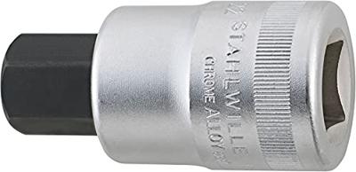 Stahlwille Dopsleutelbit | 3/4 inch binnen-6-kant | sleutelwijdte 19 mm | lengte 80 mm | 1 stuk - 05050019 05050019 - thumbnail