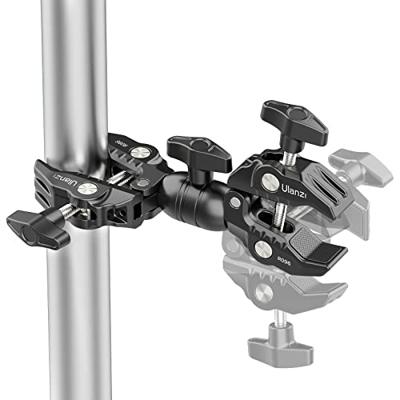 Ulanzi R096 double super clamp buisklem met balhoofd voor professionele montage