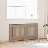Radiatorafdekking 2 pcs Bruin 152 x 19 x 81.5 cm Bewerkt hout - thumbnail