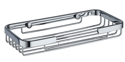 Wiesbaden Domo draad-fles-spons houder recht chroom