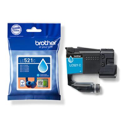 Originele inktcartridge Brother LC521C Cyaan