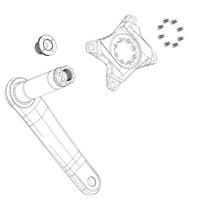 SRAM crankbeschermer crank guard crank set brose - thumbnail