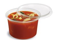 Bakje rond PP ø115x70 inhoud 500cc helder 500 stuks - thumbnail