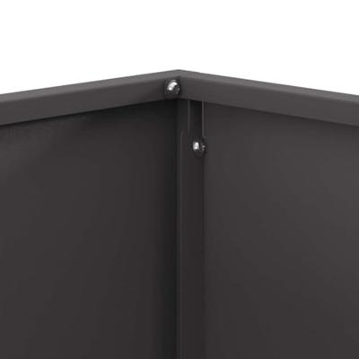 VidaXL Vuurkorf zwart 60 x 60 x 30 cm staal VidaXL Vuurkorf zwart 60 x 60 x 30 cm staal