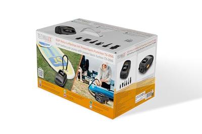 Technaxx TX-266 Accucompressor Met Powerbank-functie, 12V-adapter voor kabelgebruik