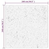 Vloerkleed PAMPLONA shaggy hoogpolig modern 240x240 cm blauw - thumbnail